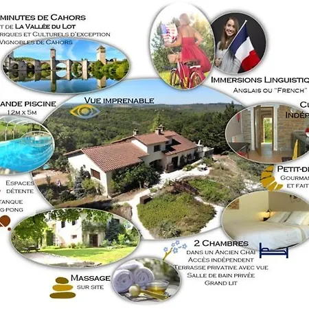 فندق مبيت وإفطار Maison Les Fraysses Bellefont-la Rauze